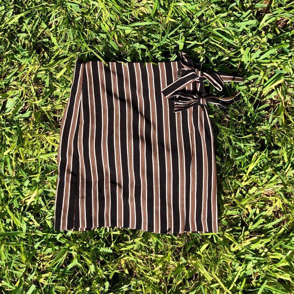 Urban outfitters wrapped mini skirt